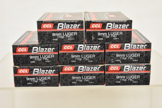 Ammo: 9mm Luger 400 Rounds