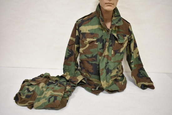 2- Military Camouflage Jackets- Size Small