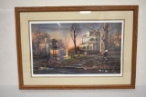 The Aroma of Fall by Terry Redlin signed & numbered w COA 4566/6800 - nicely matted & framed print