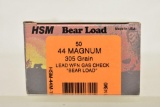 Ammo: 44 Magnum 50 rounds