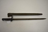 WW1 1917 U.S. Remington Bayonet with Metal Scabbard