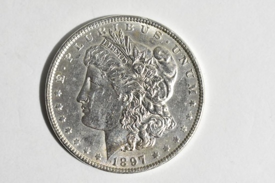 1897 Morgan Silver Dollar Coin