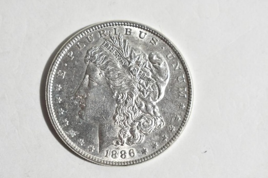 1886 Morgan Silver Dollar Coin