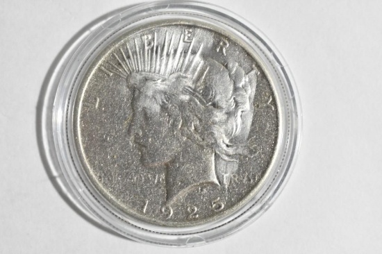 1925 Silver Peace Dollar Coin