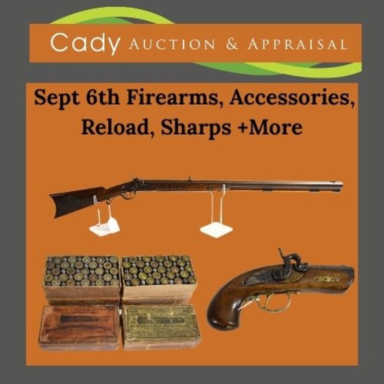 Sept 6 Firearms, Accessories, Reload, Sharps +More