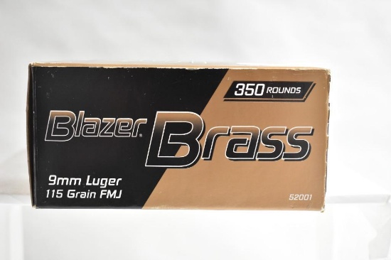 Ammo: Blazer 9mm Luger 350 Rnds