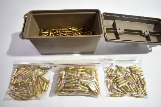 Ammo: .221 cal Approx: 500 rnds w Ammo Can