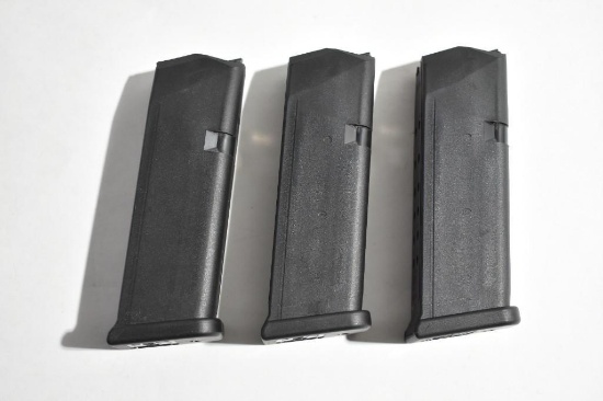 3 - Glock 19 9 mm 15 rnd Magazines