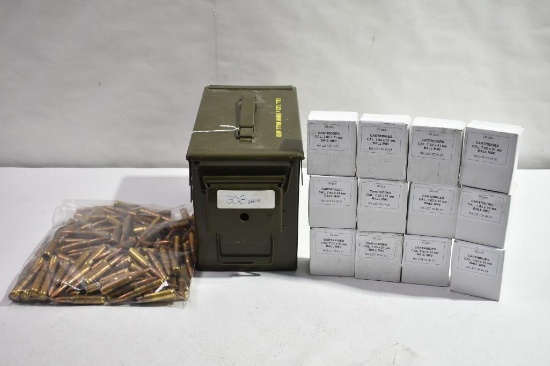 Ammo: 7.62x51 NATO Approx: 350 rnds with Ammo Can