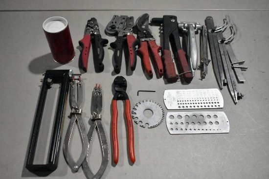 Assorted Malco Tin / Metal Working Tools