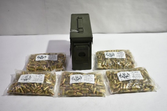 Ammo: 9mm 1000 rnds with Ammo Can