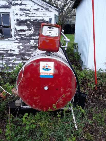 Amoco gasoline barrel