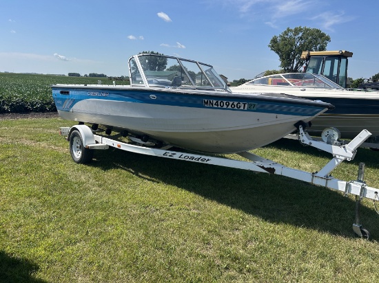 Crestliner Sport Fish Boat 7 Trailer
