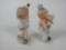 Lot of two 1980s Goebel Collectors Club Under the Big Top porcelain figurines.