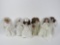 Lot of 6 Danbury Mint Wedding Dolls porcelain with hand painted porcelain faces.