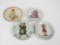 Lot of four Hummel porcelain collector plates for Christmas and 1994.