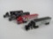 Lot of four Matchbox Collectibles diecast sale model tractors with trailers.