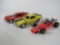 Lot of 2 Ertl 1970 Mustang 1:18 scale models and a Ertl Brawner Hawk Racer.