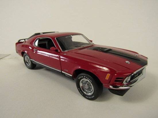 Choice 1970 Ford Mustang Mach 1 LE Mason Distributing Franklin Mint 1:24 scale die-cast car.