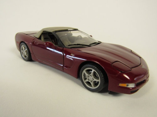 2003 Corvette 50th Anniversary Limited Edition Franklin Mint 1:24 scale diecast model car.