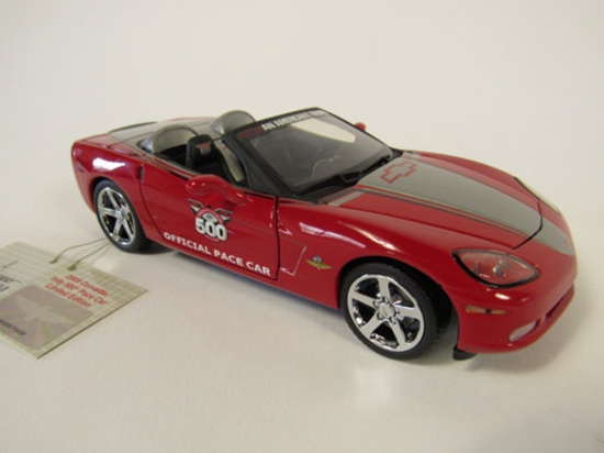 2005 Corvette Indy 500 Pace Car Franklin Mint Limited Edition 1:24 scale diecast model car.