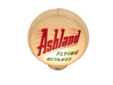 Circa late 1950s Ashland Flying Octane's gas pump globe in a Capcolite body.