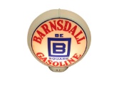 Uncommon late 1940s-early 50s Barnsdall B-Square Gasoline gas pump globe.