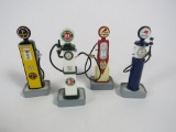 Set of four Danbury Mint 1:24 limited edition gas pumps.