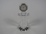 Swarovski Crystal Providence Table Clock New in the Box Austria #235-432.