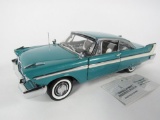 1958 Plymouth Belvidere LE Franklin Mint 1:24 scale diecast model car.