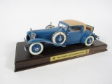 Magnificent large 1929 Cord L-29 Special Coupe 1992 Danbury Mint 1:16 scale diecast model