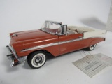 1956 Chevrolet Bel Air LE Franklin Mint 1:24 scale diecast car. #1660 of 3500.