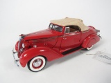 1936 Hudson Eight Convertible Franklin Mint 1:24 scale diecast car.