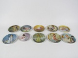 Lot of 5 Reco (Knowles) and 5 Pemberton and Oakes limited edition collector plates.