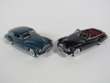 1948 Buick Roadmaster Coupe and a Buick Convertible. Both by Danbury Mint