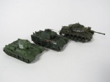 Lot of three Minichamps 1:35 scale model diecast tanks.