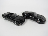 1997 Corvette and a Mint Models 2006 Z06 Corvette LE Franklin Mint 1:24 scale models.