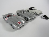 3 Gorgeous Mercedes-Benz Franklin Mint 1:24 scale diecast models.