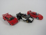 3 super cars 1:24 scale diecast models by Franklin Mint.