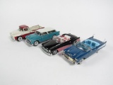 Fantastic set of 4 1950s Danbury Mint 1:24 scale diecast model cars.