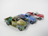 Lot of three Danbury Mint pickups 1:24 scale diecast models.