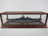 Historical U.S.S. Missouri Franklin Mint 1:155 scale diecast model.