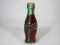 Unusual NOS 1950s Coca-Cola die-cut tin bottle-shaped sign.