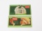 Lot consisting of a 1927 and 1928 Coca-Cola ink blotters with nice color graphics.