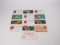 Lot of eight 1930s-40s Coca-Cola Bottling complimentary bottles of coke coupons with nice graphics.
