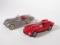 1949 Jaguar XK 120 and a 1958 Ferrari 250 Testa Rossa Danbury Mint 1:24 scale diecast model cars.