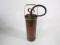 1930s Quick-Aid service department/filling station hand-pump brass fire extinguisher.