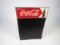 Early 1950s Drink Coca-Cola tin diner menu board with bottle graphic.