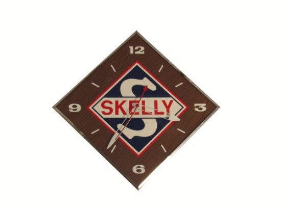 1960s Skelly Gasoline service station clock by Pam.