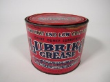 1930s Lubriko Grease 5-pound grease tin.